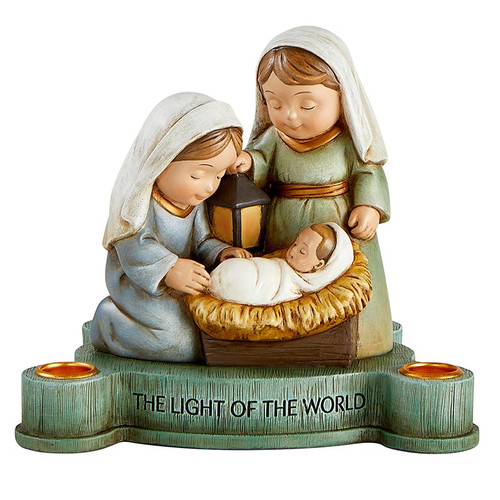 The Light of the World Advent Candleholder