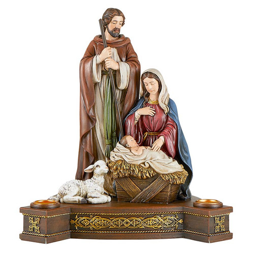 The Holy Family  Advent Candleholder