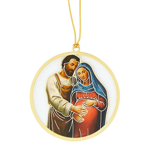 Our Lady of Advent Brass Ornaments