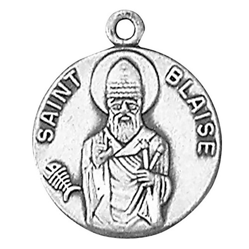 Saint Blaise Patron Saint Medal