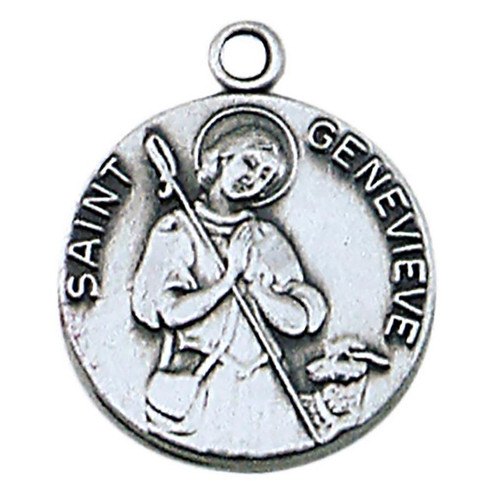 St Genevieve Patron Saint Medal