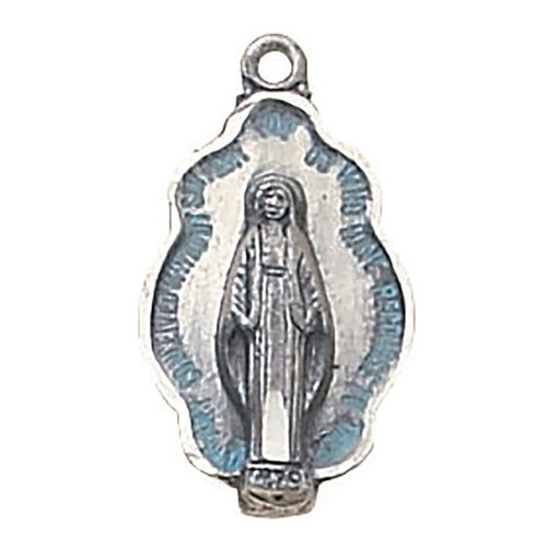 Tulip Sterling Silver Miraculous Medal