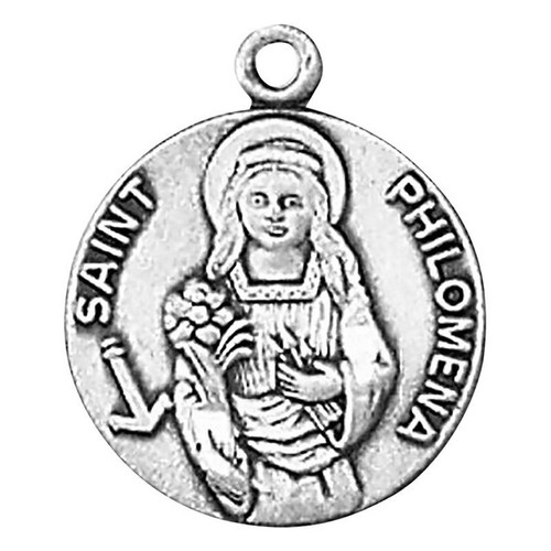 Saint Philomena Patron Saint Medal