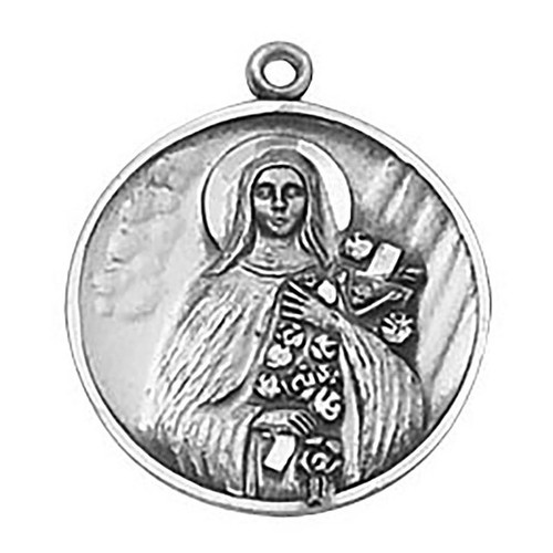 Sterling Silver Medal - Saint Teresa