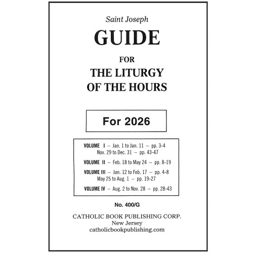 Liturgy of the hours for 2026