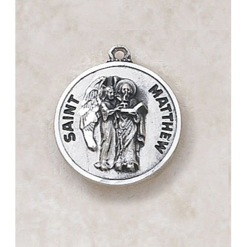 Saint Matthew Medal in Sterling Silver