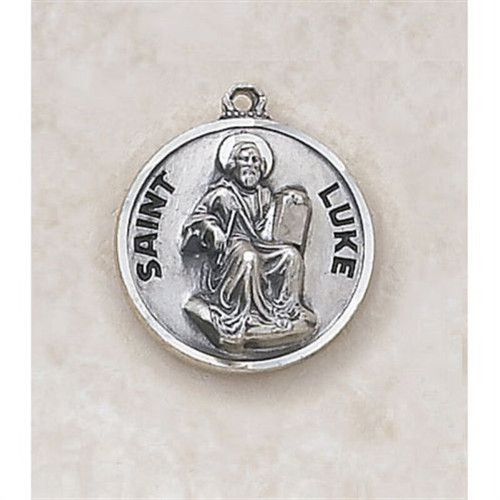 Saint Luke Medal in Sterling Silver