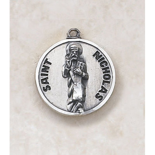 Saint Nicholas Medal - in Sterling Silver