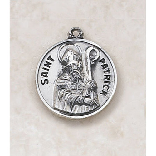 Saint Patrick Medal - in Sterling Silver