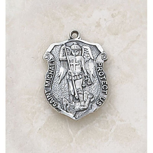 Saint Michael Police Badge Medal - in 