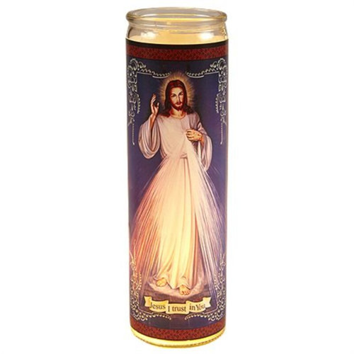 Divine Mercy - Flameless Candle
