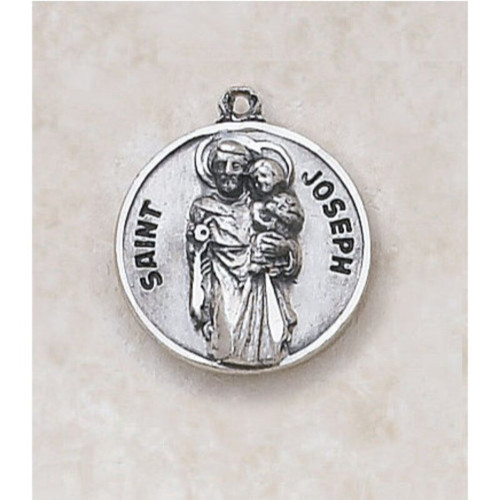 Saint Joseph Medal - in Sterling Silver