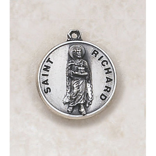 Saint Richard Medal - in Sterling Silver
