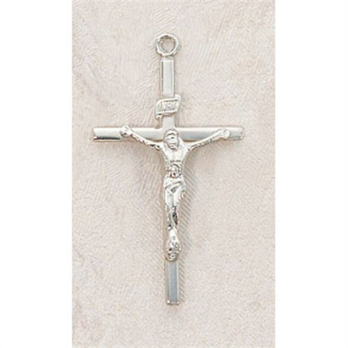 Creed  Crucifix Pendant in Sterling Silver