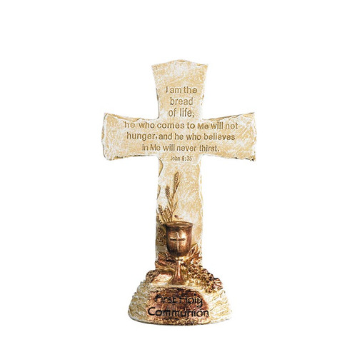 Bread of Life First Communion Standing Cross