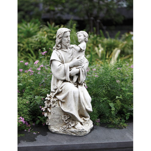 Jesus with Child - Garden Statue