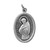 Saint Francis of Assisi Oxidized Medals - 50/pk