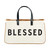 Blessed - Large Canvas Tote Bag