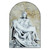 Pieta Arched Wood Plaque