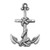 Anchor Mariners Cross Pendant