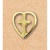 Cross in Heart Lapel Pins - pk/25