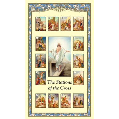 Stations of the Cross Holy Cards - 100/pk - Catholic Gifts and More