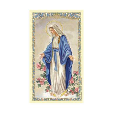 Hail Mary Laminated Holy Cards - 25/pk - [Consumer]Catholic Gifts