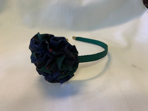 P81 Small Rosette on Covered Headband