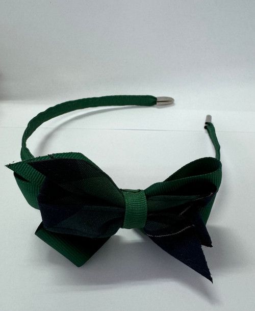 P81 Monarch Bow on Covered Headband