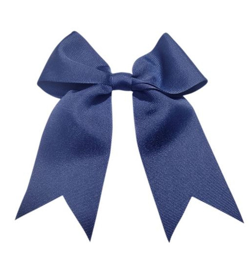 Ribbon bow w/tails NVY