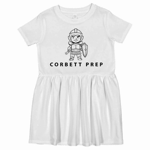 Rabbit Skins Toddler Fine Jersey Dress W/B