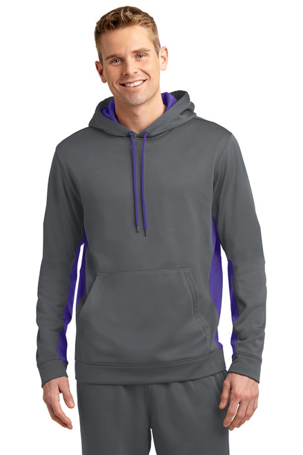 Sport-Wick Fleece Color-block Hooded Pullover EFC