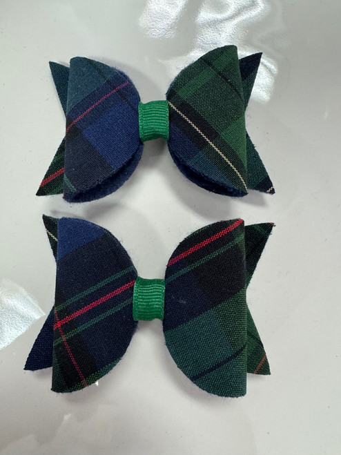 P81 Butterfly Pigtail Bows. Approximately 3 1/2" wide