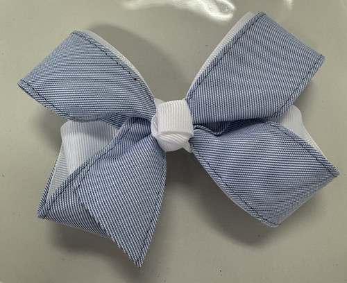 BPS Plaid & Ribbon 4 looped bow