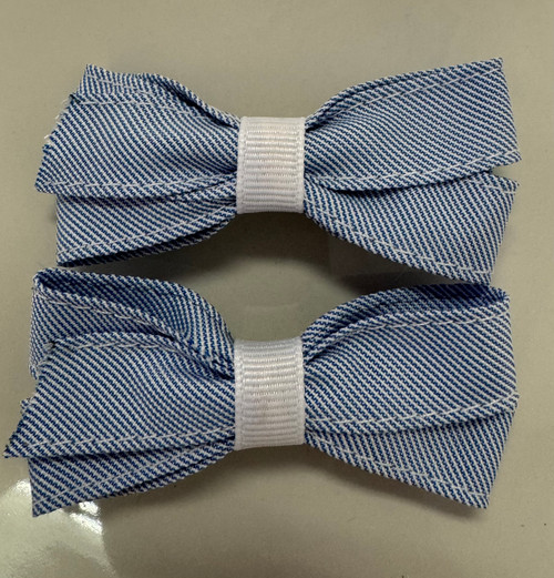 BPS Plaid Pigtail Boutique Bows