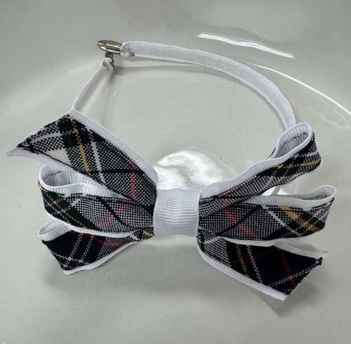 P8B Monarch Bow on Covered Headband