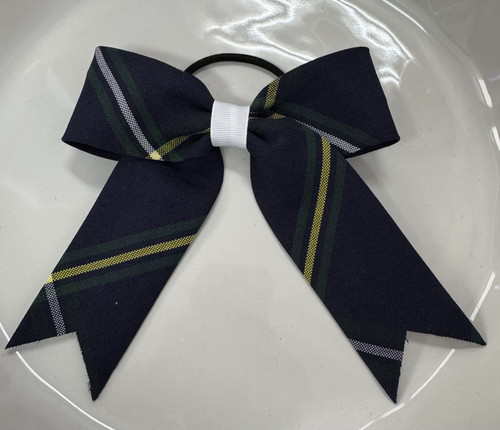 P551 Jumbo Plaid Bow with Tails