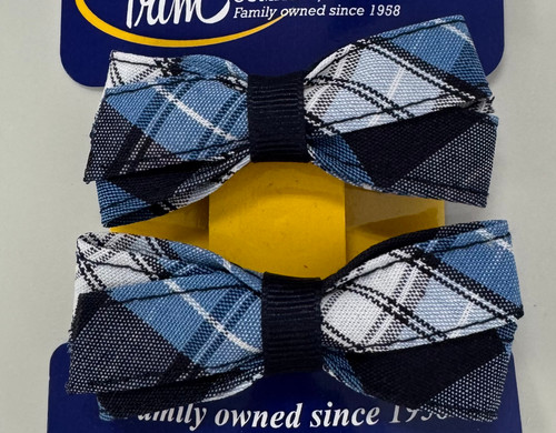 P76 Plaid Pigtail Boutique Bows