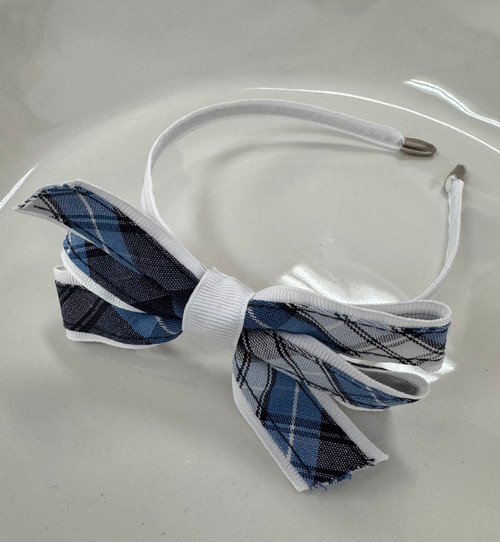 P76 Monarch Bow on Covered Headband