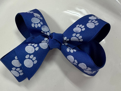 HAM Plaid & Ribbon 4 looped bow