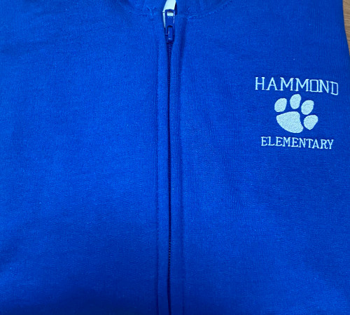 Hammond Full Zipper Hooded Sweatshirt Adult