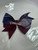 p53/82 P53011 Plaid & Ribbon Bow with Two-Toned Ribbon Knot.