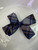 P57 Plaid & Ribbon 4 looped bow