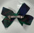 P81 Plaid & Ribbon 4 looped bow