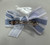BPS Jumbo plaid & ribbon bow