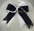 P551Plaid 2-layered Cheer Bow