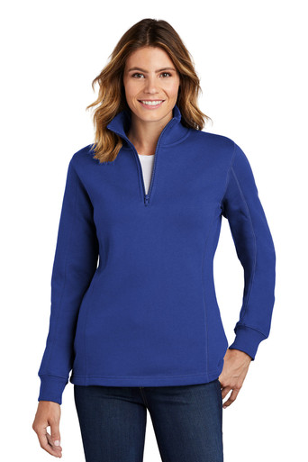 Ladies 1/4 zip sweatshirt LV - Educational Outfitters - Tampa