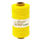 Yellow Polished 1 mm Hemp Cord - Single Spool