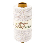 White Polished 1 mm Hemp Cord - Single Spool