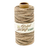 Natural Variegated Polished 1 mm Hemp Cord - Single Spool